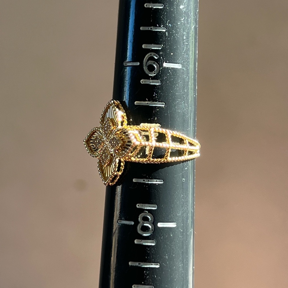 18k gold Necklace and Ring Set - Picture 10 of 15